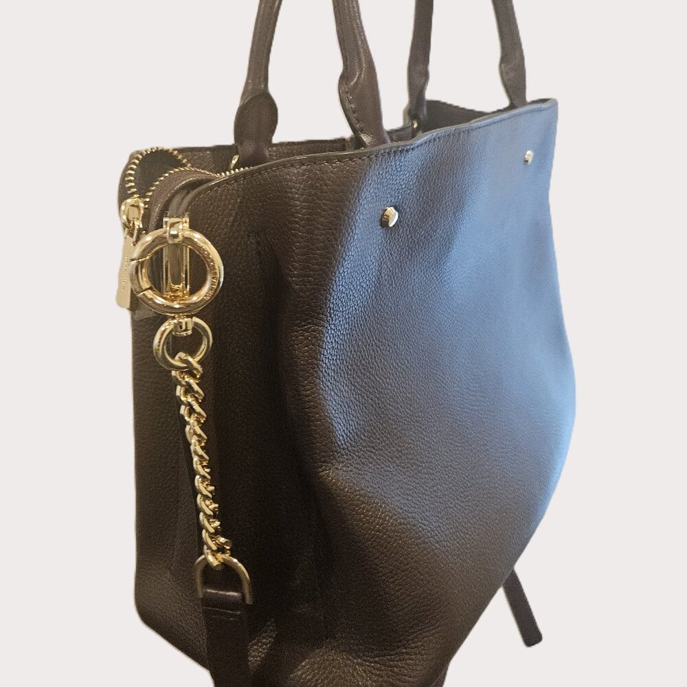 Michael Kors Pebbled Leather Satchel Bag